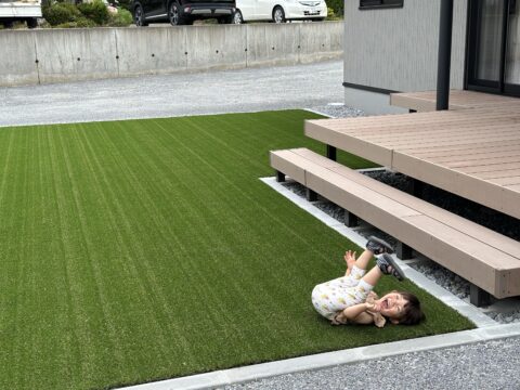 人工芝・ウッドデッキ工事