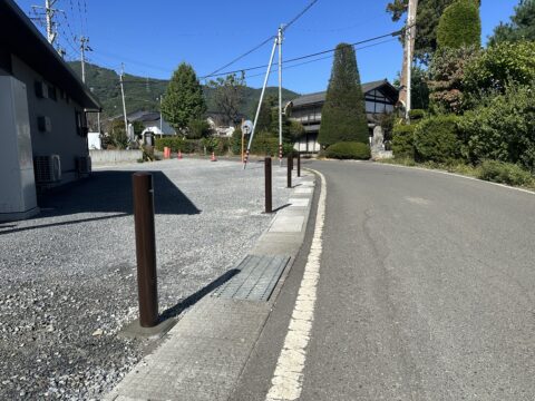 スチール製ポール設置工事