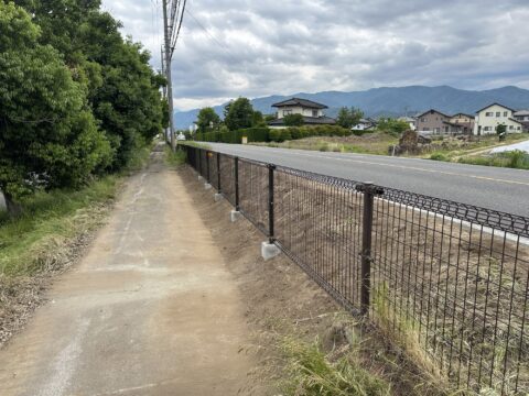 フェンス修理工事