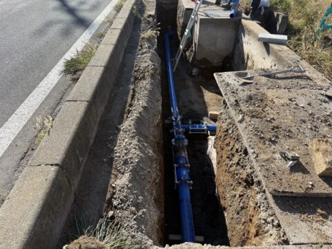 水道管布設替工事